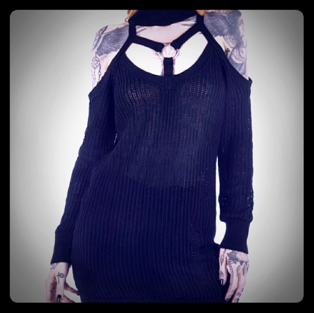 Plus size Killstar Deesturbed knit sweater XL